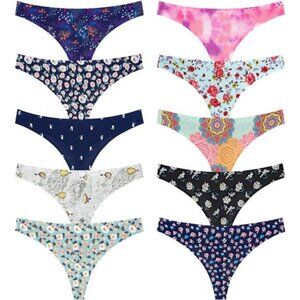 Thong underwear for women,No Show Breathable Cotton Womens
